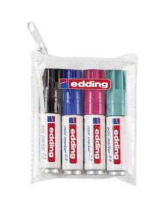 Edding 0,5 mini set di pennarelli indelebili di 4 colori