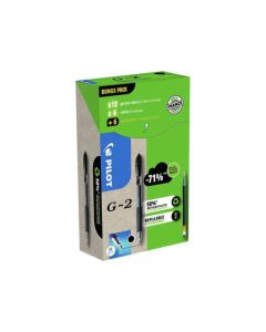 Pilot Green Pack G-2 set di 12 penne gel e 12 ricariche