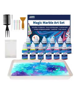 QBIX Complete Magic Marble Kit – 12 kleuren