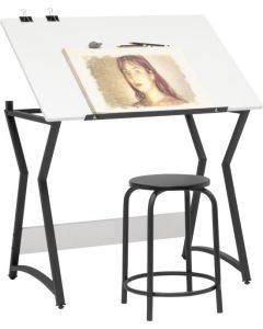 Tekentafel  Studio Designs zandloper werktafel met kruk 13295 017342132955
