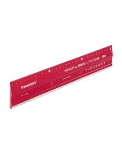 Transotype Righello da taglio in alluminio professionale da 30 cm
