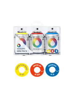 MTN Water Based 100 Workshop 3-Pack Giallo/Rosso/Blu