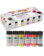 KREUL Magic Marble Effect Paint: set di 6 colori neon