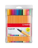 STABILO fineliner point 88 set di 15