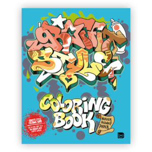 Urban Media Graffiti Style Libro da colorare