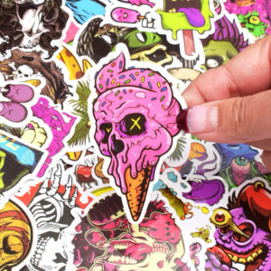 Horror & skate Set di adesivi - 50 pezzi