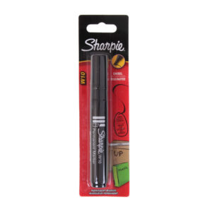 Sharpie W10 Permanent Black Marker - Blister Pack