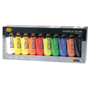 SOLO GOYA Set di colori acrilici - 10 tubi da 100 ml