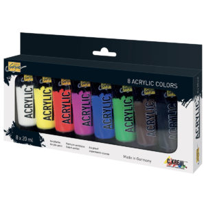 SOLO GOYA Set di colori acrilici - 8 tubi da 20 ml