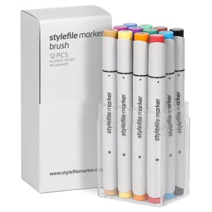 Stylefile Twin Marker Brush Set Da 12 Main A