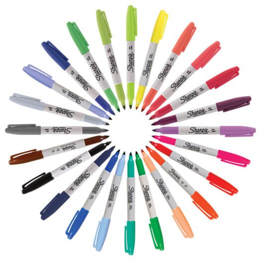 Sharpie Cosmic Color permanente stiften bestaan uit 24 oogverblindende heldere kleuren. Toepasbaar op papier, plastic, metaal en meeste andere oppervlakken. Sneldrogende inkt bestand tegen vervaging en water. 