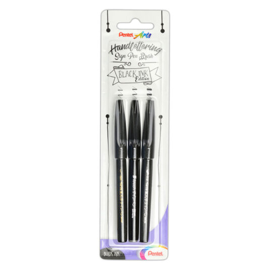 Brush pen pentel voor kalligrafie en brush pen tekening brush pen letters