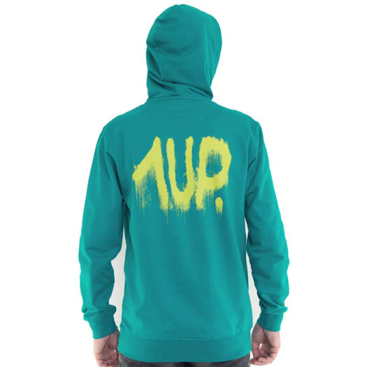 1UP Hoodie "Fire Extinguisher" - mint trui 1UP crew
