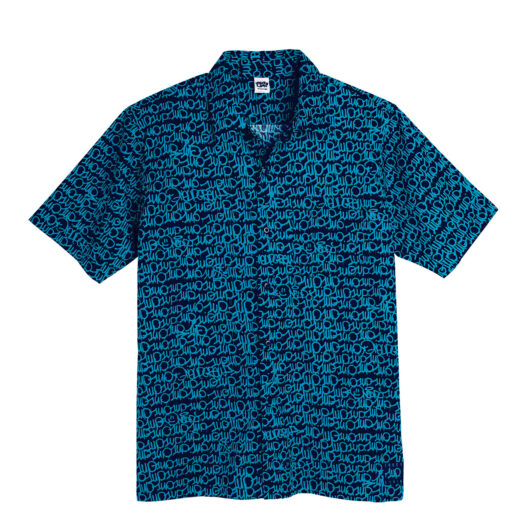 1UP x Lousy Livin shirt OneUp 5.0 - Blauw overhemd heren